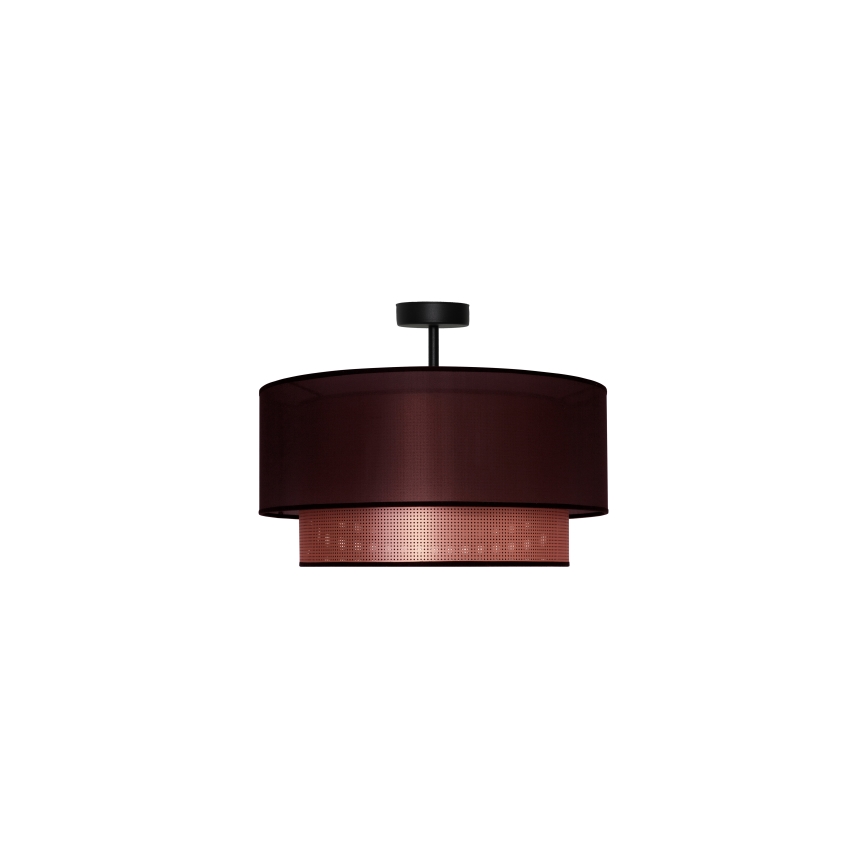 Duolla - Lestenec COPPER SHINY 1xE27/15W/230V pr. 45 cm rjava/baker
