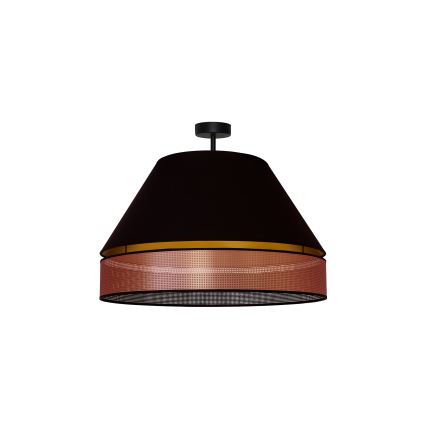 Duolla - Lestenec COPPER SHINY 1xE27/15W/230V pr. 60 cm črna/baker