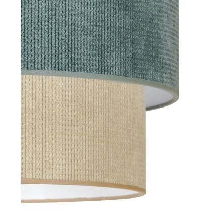 Duolla - Lestenec CORDUROY 1xE27/15W/230V pr. 40 cm modra/bež