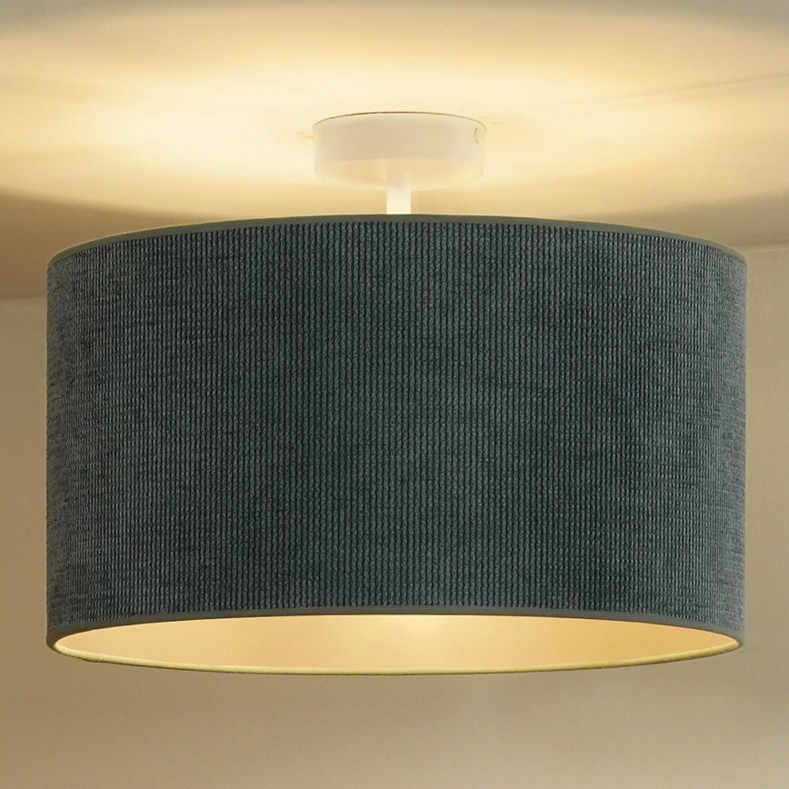 Duolla - Lestenec CORDUROY 1xE27/15W/230V pr. 40 cm svetlo modra