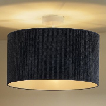 Duolla - Lestenec CORDUROY 1xE27/15W/230V pr. 40 cm temno modra