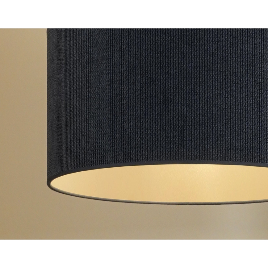 Duolla - Lestenec CORDUROY 1xE27/15W/230V pr. 40 cm temno modra