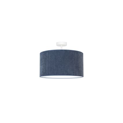 Duolla - Lestenec CORDUROY 1xE27/15W/230V pr. 40 cm temno modra