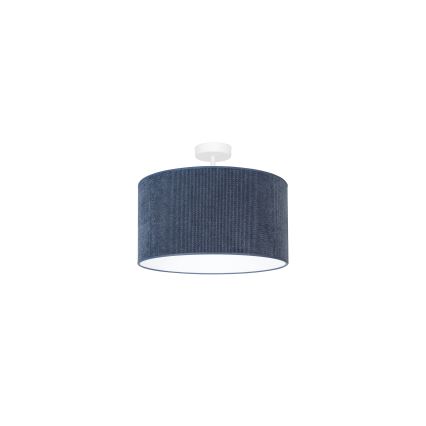 Duolla - Lestenec CORDUROY 1xE27/15W/230V pr. 40 cm temno modra