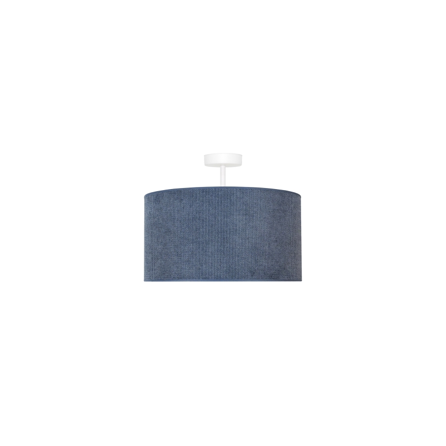 Duolla - Lestenec CORDUROY 1xE27/15W/230V pr. 40 cm temno modra