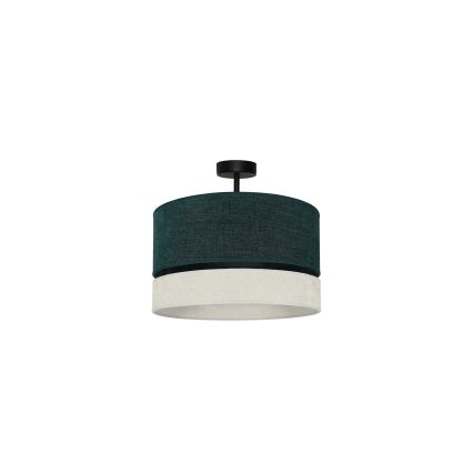 Duolla - Lestenec DOUBLE 1xE27/15W/230V pr. 40 cm zelena/siva