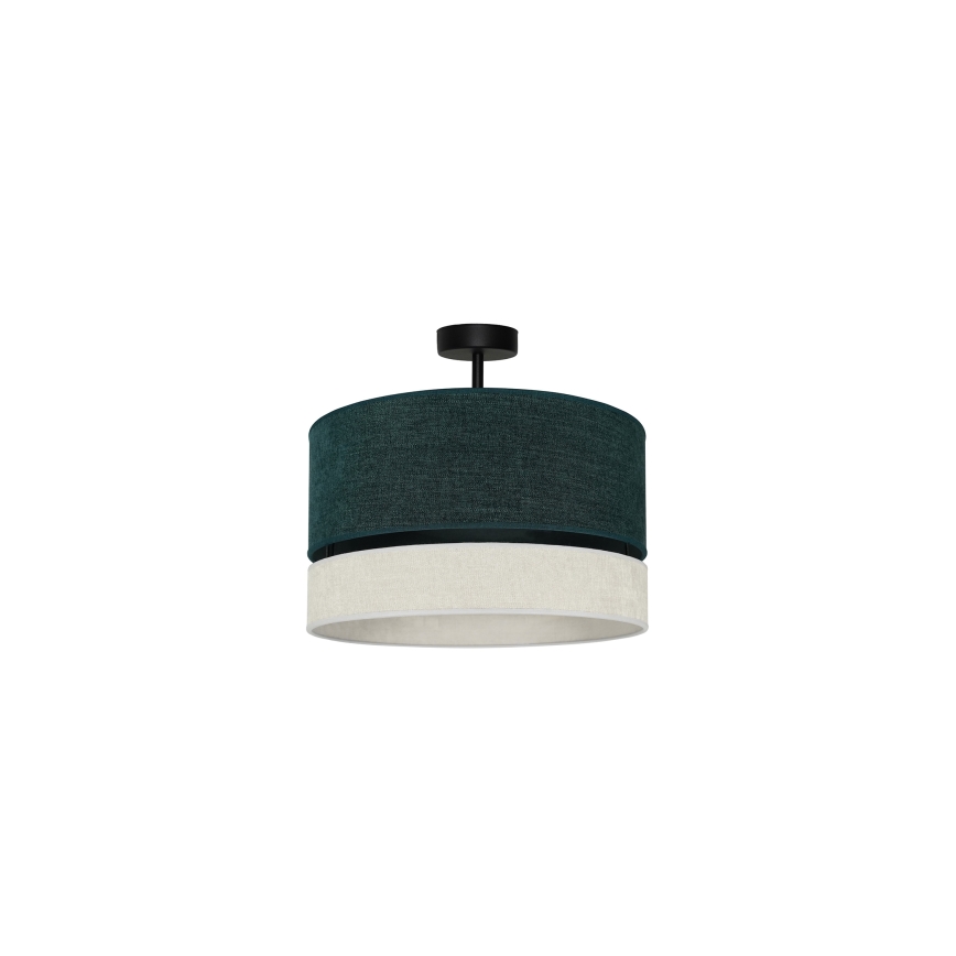 Duolla - Lestenec DOUBLE 1xE27/15W/230V pr. 40 cm zelena/siva