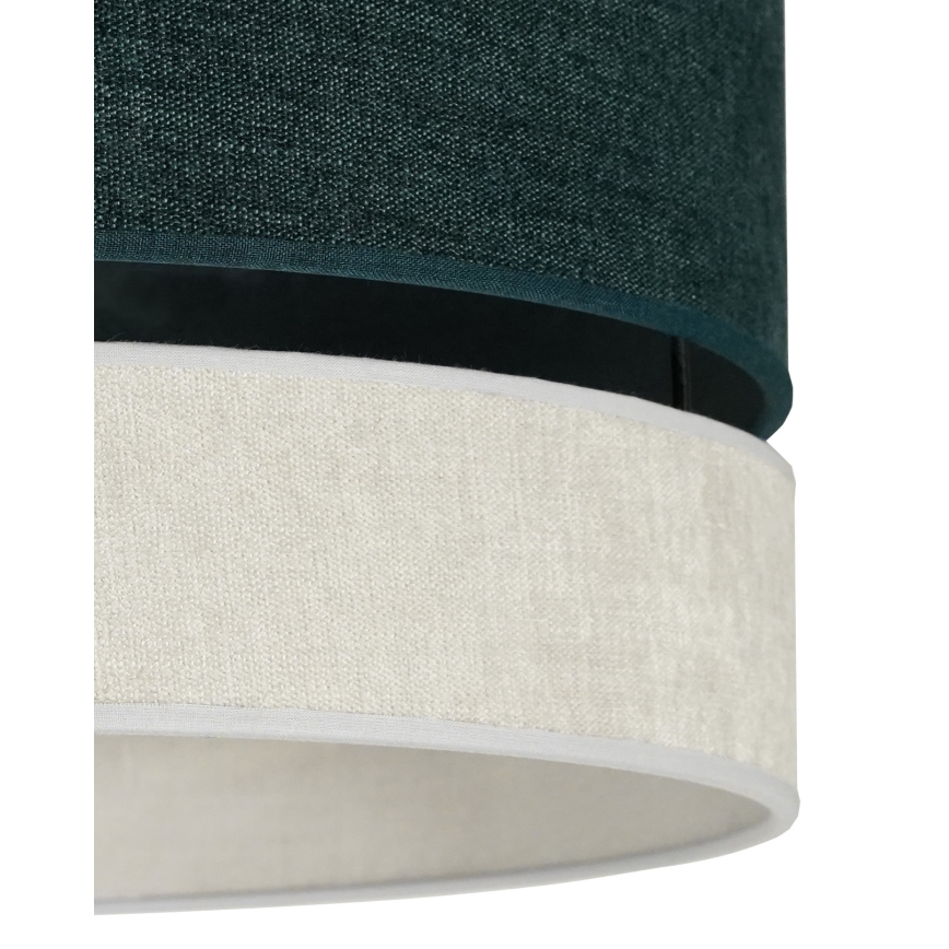 Duolla - Lestenec DOUBLE 1xE27/15W/230V pr. 40 cm zelena/siva