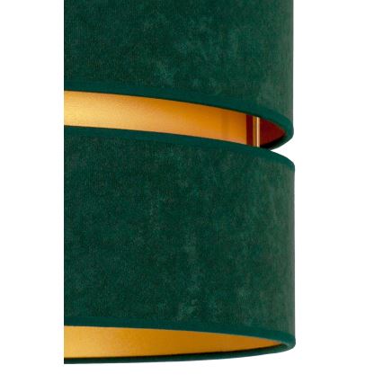 Duolla - Lestenec DUO 1xE27/15W/230V pr. 40 cm zelena/zlata