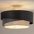 Duolla - Lestenec KOBO 1xE27/15W/230V pr. 45 cm siva/bela