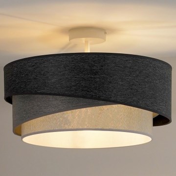 Duolla - Lestenec KOBO 1xE27/15W/230V pr. 45 cm siva/bela