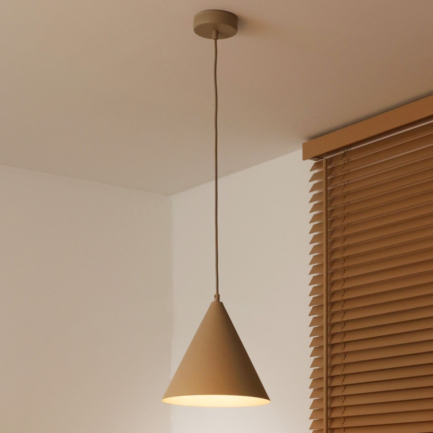 Duolla - Lestenec na tankem kablu IRONLINE 1xG9/3W/230V, premer 25 cm, bež