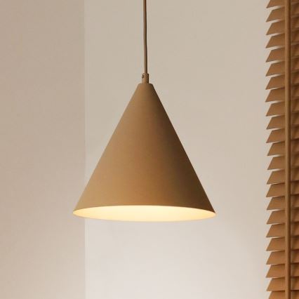 Duolla - Lestenec na tankem kablu IRONLINE 1xG9/3W/230V, premer 25 cm, bež