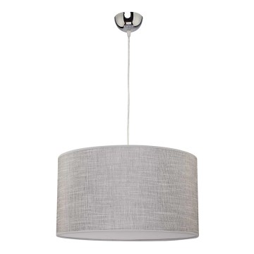 Duolla - Lestenec na vrvici ALTO 1xE27/40W/230V pr. 45 cm siva