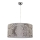 Duolla - Lestenec na vrvici ALTO 1xE27/40W/230V pr. 45 cm srebrna