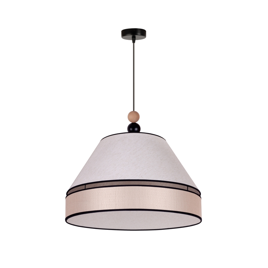 Duolla - Lestenec na vrvici AVIGNON 1xE27/15W/230V premer 60 cm bež