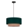 Duolla - Lestenec na vrvici BOHO 1xE27/15W/230V pr. 45 cm zelena/rjava
