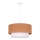 Duolla - Lestenec na vrvici BOHO 1xE27/40W/230V pr. 45 cm bež/bela