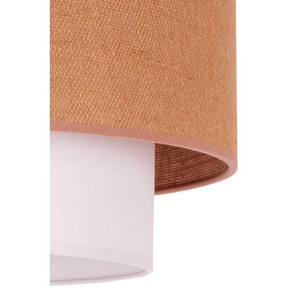 Duolla - Lestenec na vrvici BOHO 1xE27/40W/230V pr. 45 cm bež/bela