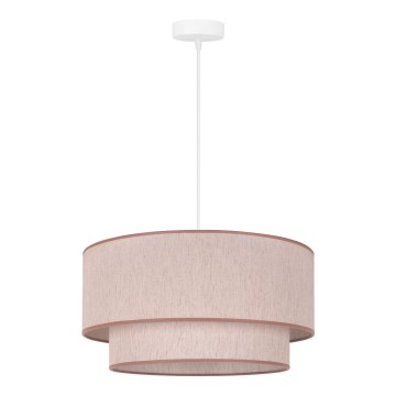 Duolla - Lestenec na vrvici BOHO 1xE27/40W/230V pr. 45 cm bež