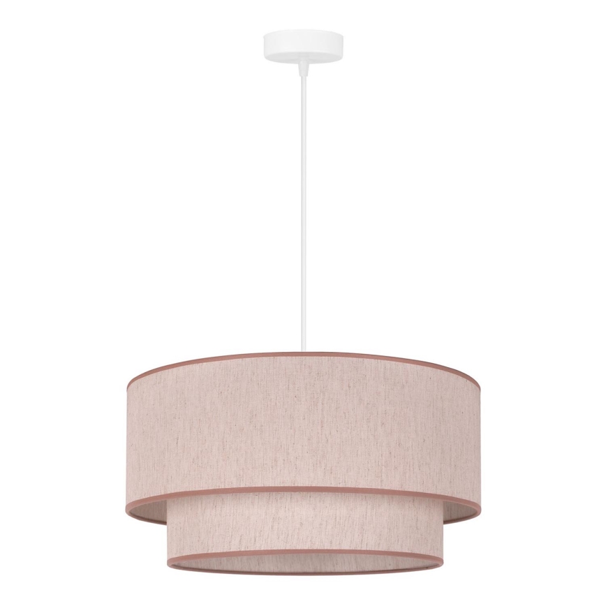 Duolla - Lestenec na vrvici BOHO 1xE27/40W/230V pr. 45 cm bež