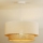 Duolla - Lestenec na vrvici BOHO 1xE27/40W/230V pr. 45 cm krem barva/rjava