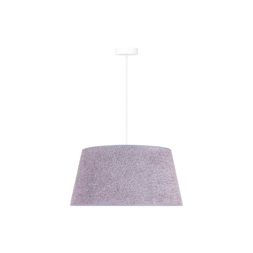 Duolla - Lestenec na vrvici BOUCLE 1xE27/15W/230V premer 50 cm siva