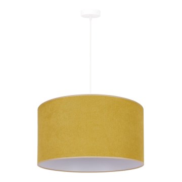 Duolla - Lestenec na vrvici BRISTOL 1xE27/15W/230V pr. 45 cm rumena/bela