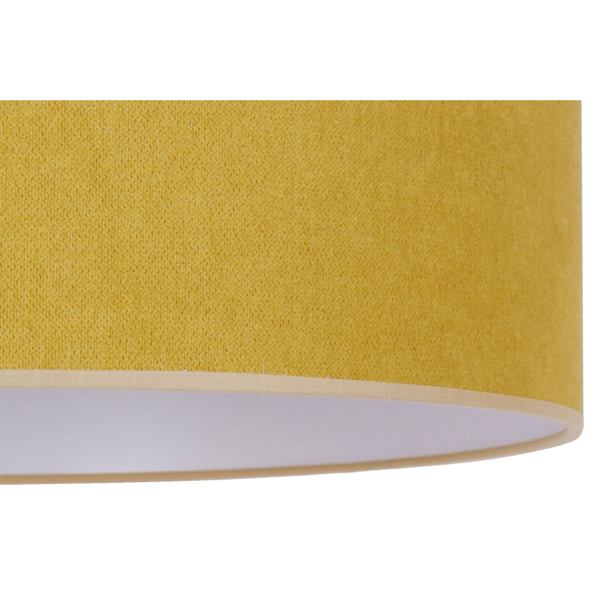 Duolla - Lestenec na vrvici BRISTOL 1xE27/15W/230V pr. 45 cm rumena/bela