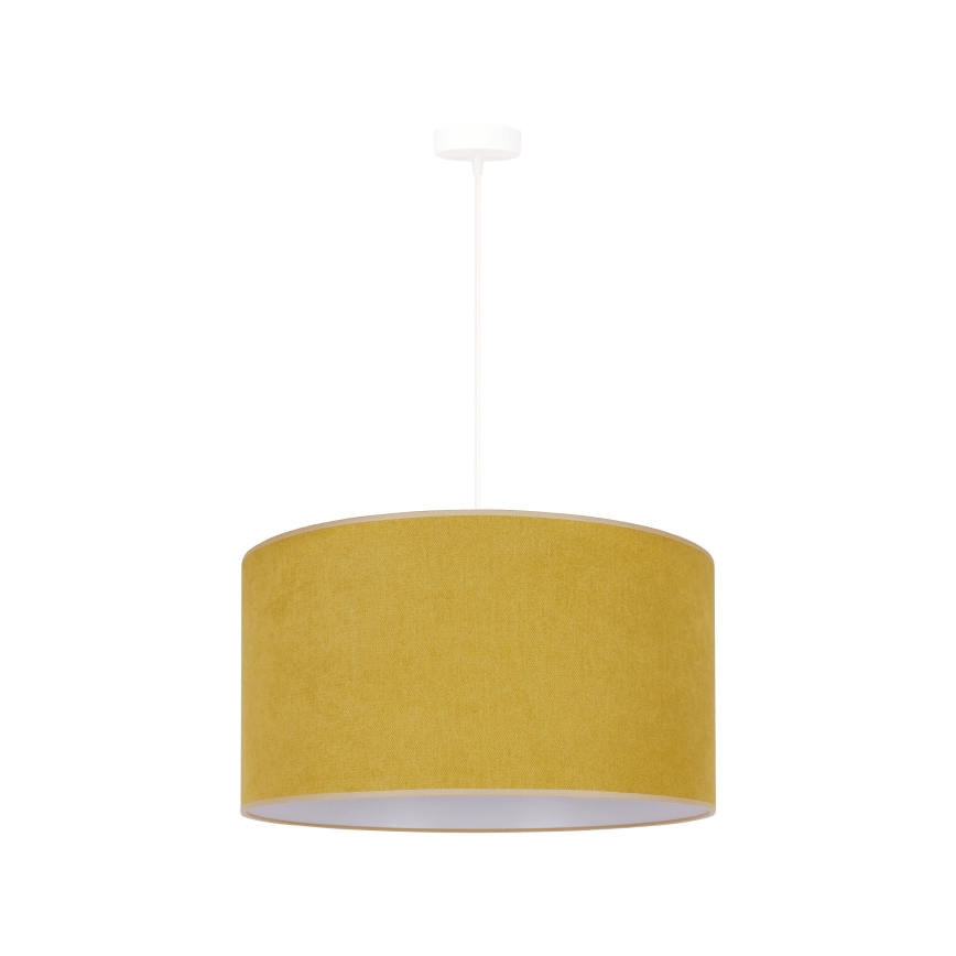 Duolla - Lestenec na vrvici BRISTOL 1xE27/15W/230V pr. 45 cm rumena/bela