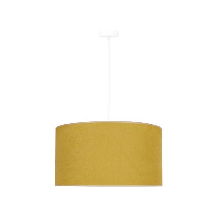 Duolla - Lestenec na vrvici BRISTOL 1xE27/15W/230V pr. 45 cm rumena/bela