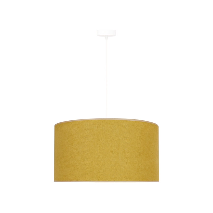 Duolla - Lestenec na vrvici BRISTOL 1xE27/15W/230V pr. 45 cm rumena/bela