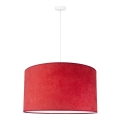 Duolla - Lestenec na vrvici BRISTOL 1xE27/40W/230V pr. 45 cm rdeča