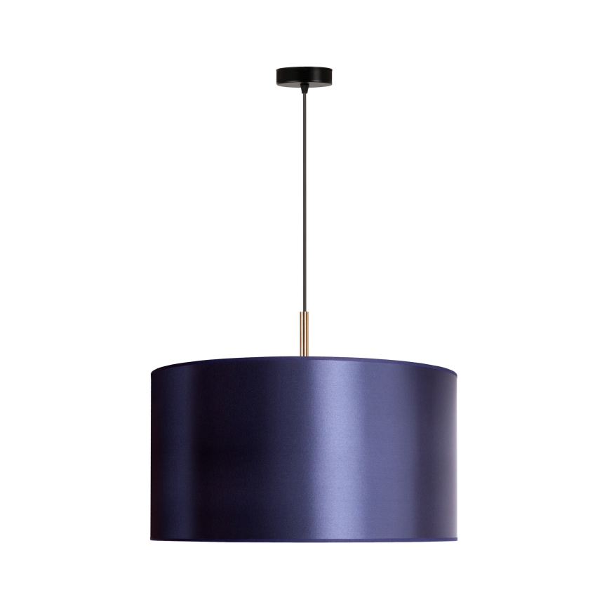 Duolla - Lestenec na vrvici CANNES 1xE27/15W/230V premer 45 cm modra/baker
