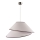 Duolla - Lestenec na vrvici COCO 1xE27/40W/230V pr. 50 cm bela
