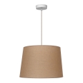 Duolla - Lestenec na vrvici CONE 1xE27/15W/230V pr. 40 cm rjava