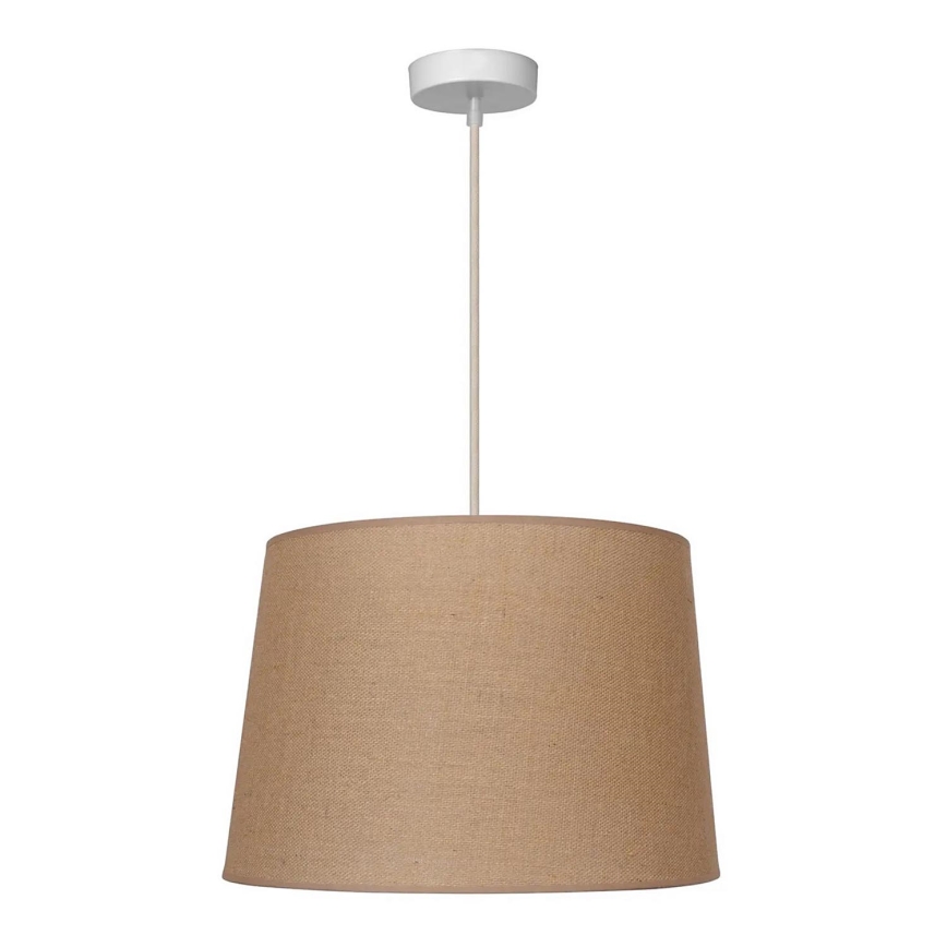 Duolla - Lestenec na vrvici CONE 1xE27/15W/230V pr. 40 cm rjava