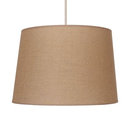 Duolla - Lestenec na vrvici CONE 1xE27/15W/230V pr. 40 cm rjava