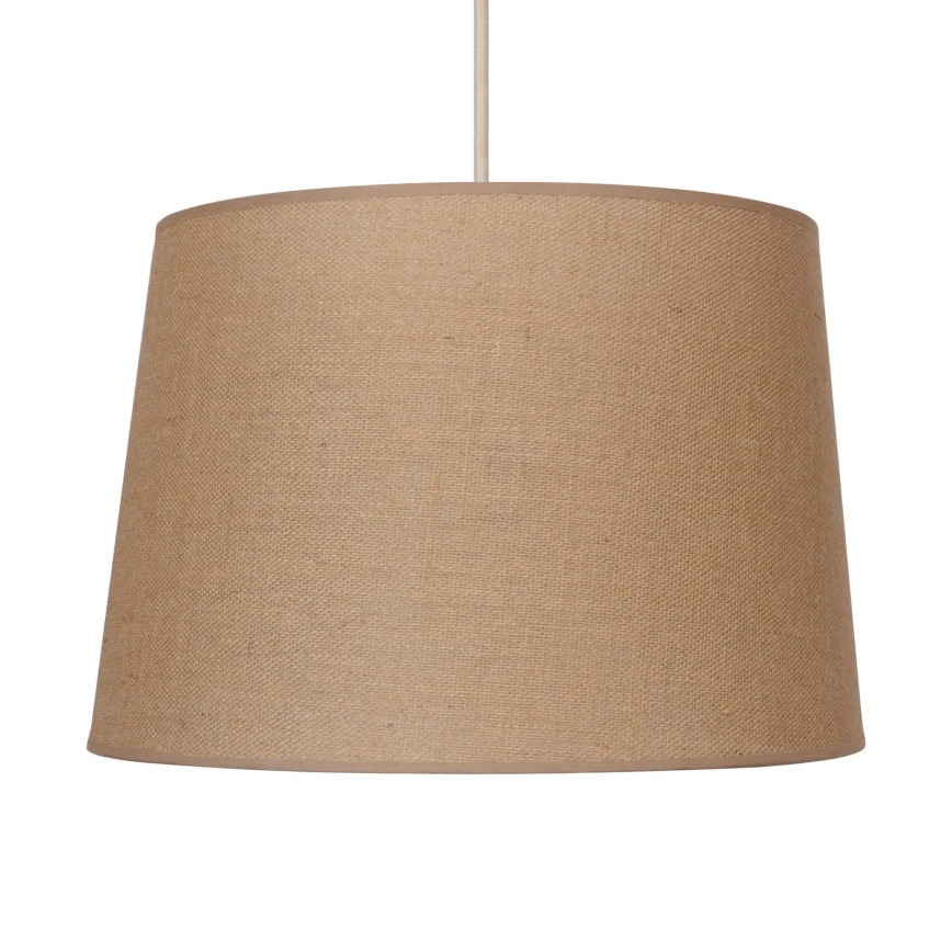 Duolla - Lestenec na vrvici CONE 1xE27/15W/230V pr. 40 cm rjava