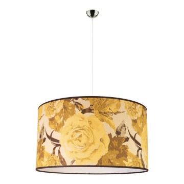 Duolla - Lestenec na vrvici CONSTANCE 1xE27/40W/230V pr. 45 cm rumena