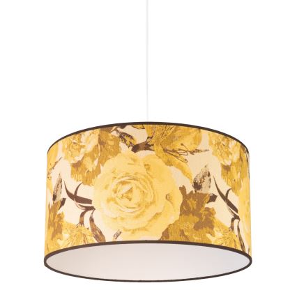 Duolla - Lestenec na vrvici CONSTANCE 1xE27/40W/230V pr. 45 cm rumena
