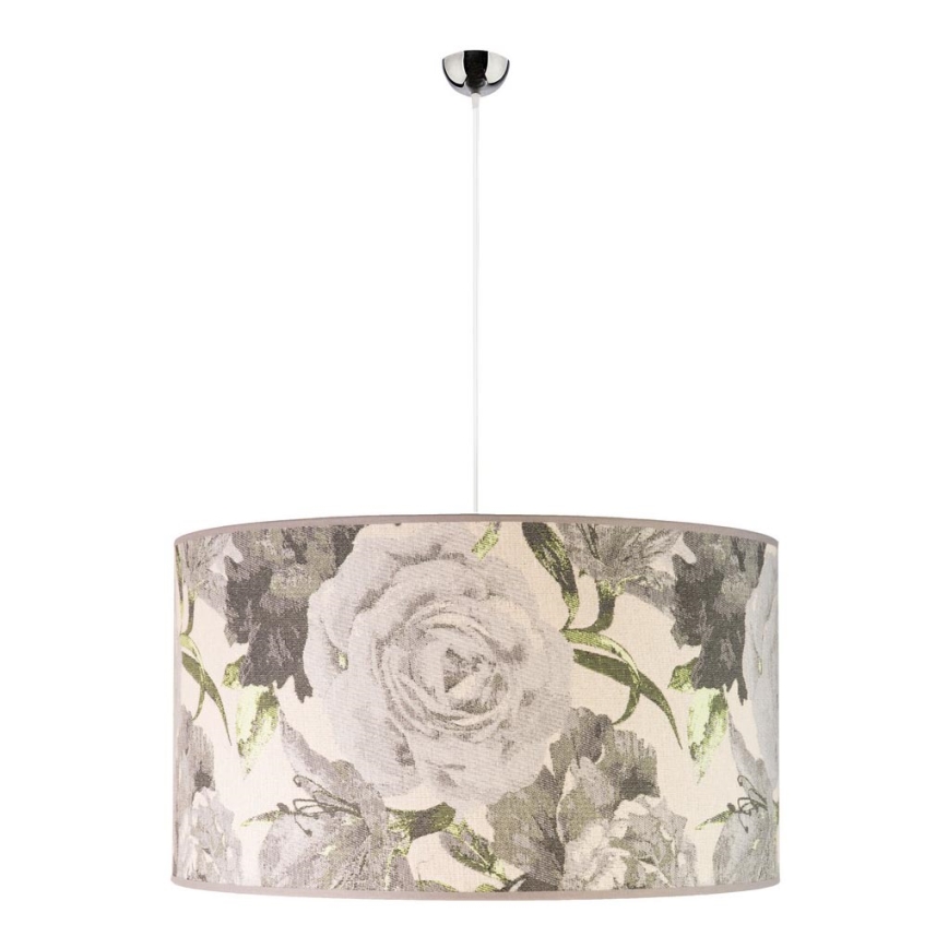 Duolla - Lestenec na vrvici CONSTANCE 1xE27/40W/230V pr. 45 cm siva