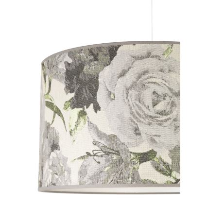 Duolla - Lestenec na vrvici CONSTANCE 1xE27/40W/230V pr. 45 cm siva