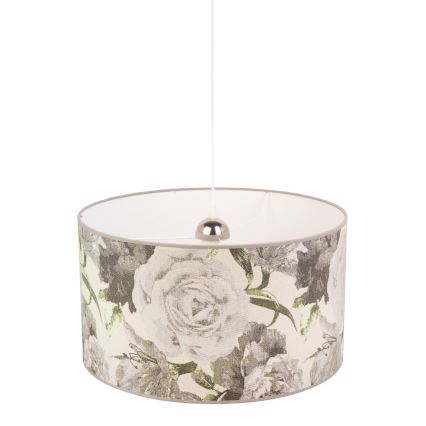 Duolla - Lestenec na vrvici CONSTANCE 1xE27/40W/230V pr. 45 cm siva