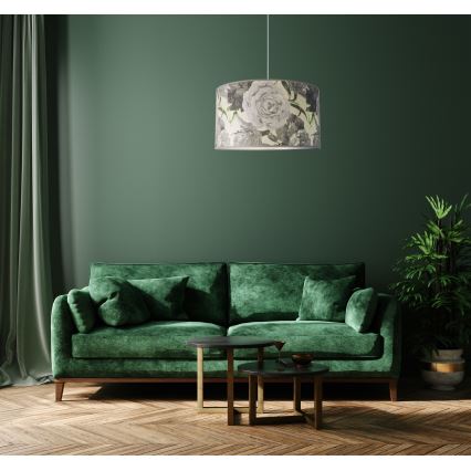 Duolla - Lestenec na vrvici CONSTANCE 1xE27/40W/230V pr. 45 cm siva