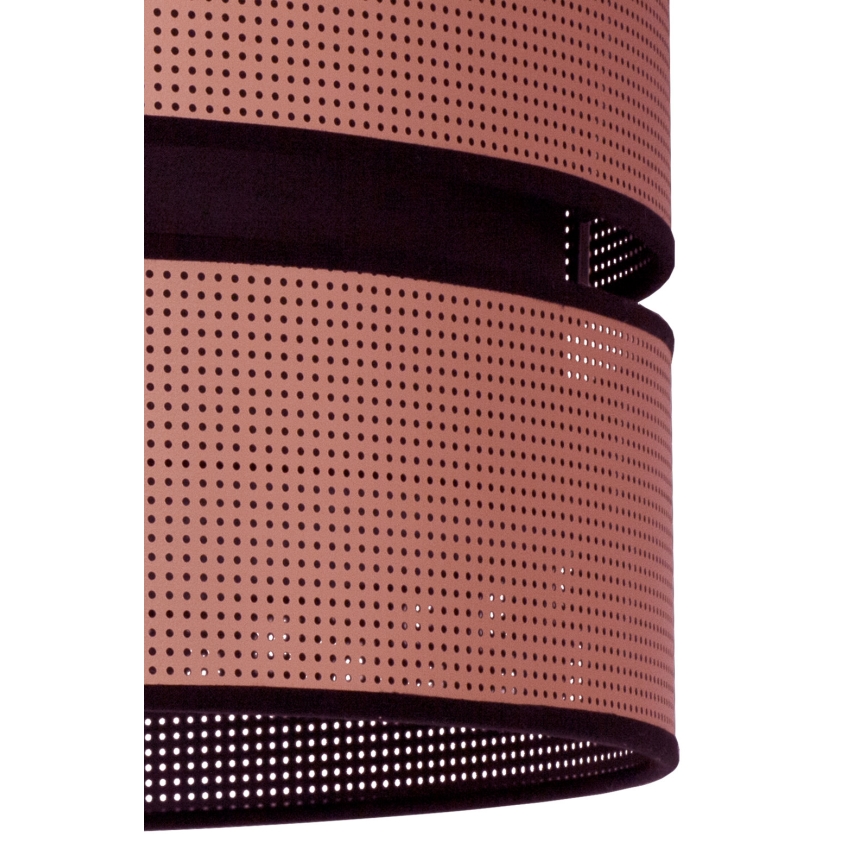 Duolla - Lestenec na vrvici COPPER SHINY 1xE27/15W/230V pr. 40 cm baker/črna