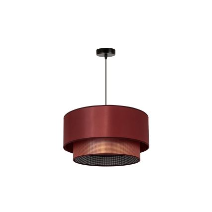Duolla - Lestenec na vrvici COPPER SHINY 1xE27/15W/230V pr. 45 cm baker