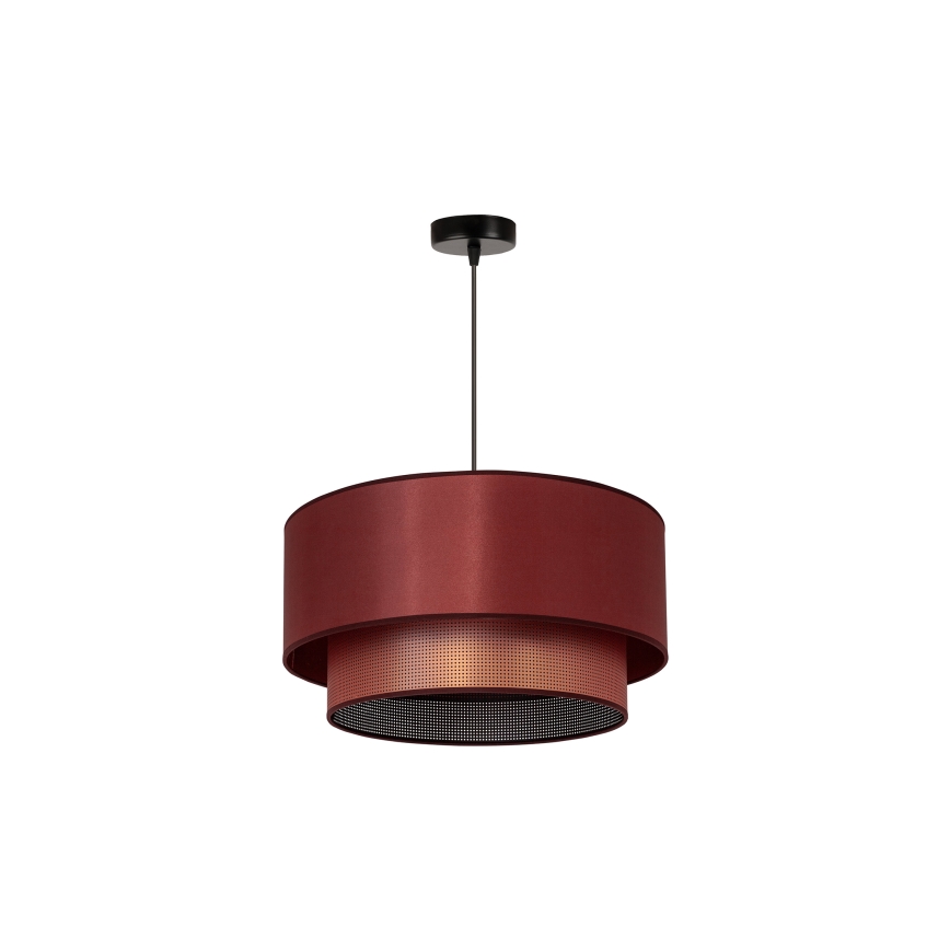 Duolla - Lestenec na vrvici COPPER SHINY 1xE27/15W/230V pr. 45 cm baker