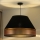 Duolla - Lestenec na vrvici COPPER SHINY 1xE27/15W/230V pr. 60 cm črna/baker