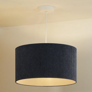 Duolla - Lestenec na vrvici CORDUROY 1xE27/15W/230V pr. 40 cm modra